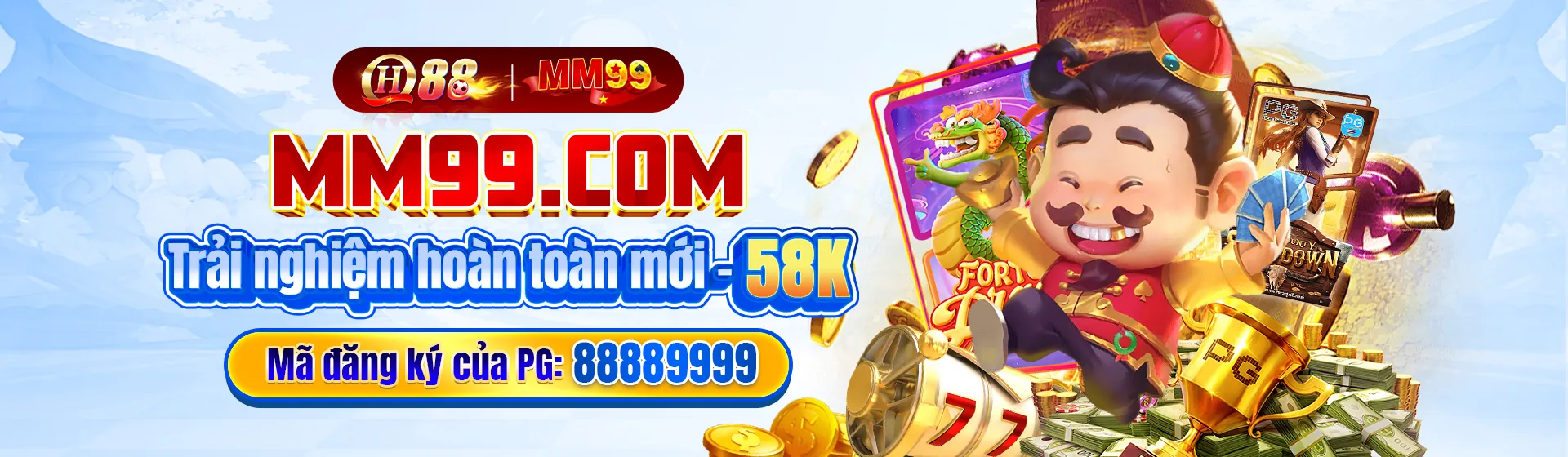 Hình ảnh chào mừng DG Casino, cá cược thể thao và casino trực tuyến